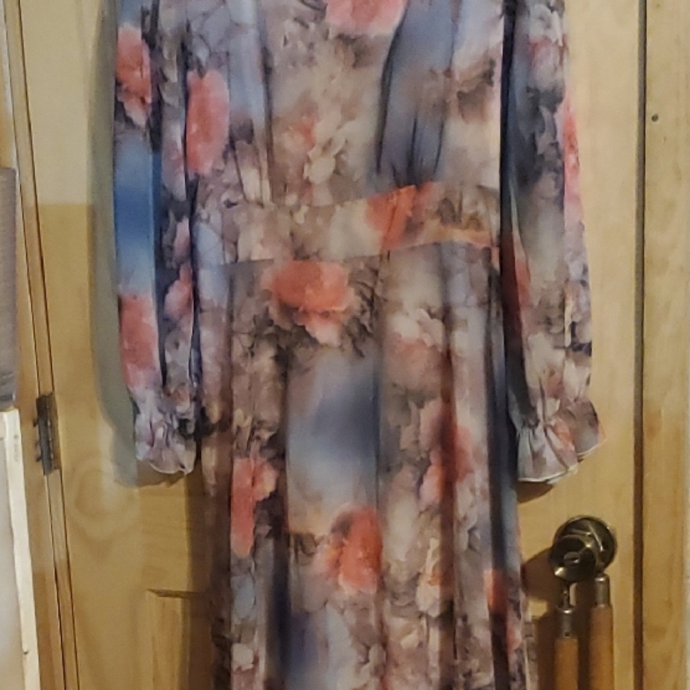 Floral Long Sleeve Dress